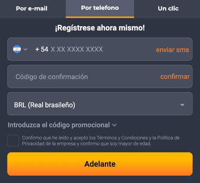 Registration at Jvspin casino